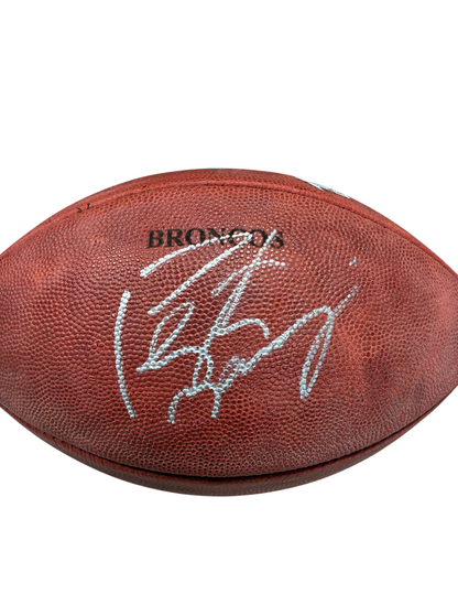 Peyton Manning Signed Autographed Broncos The Duke NFL Football Fanatics COA