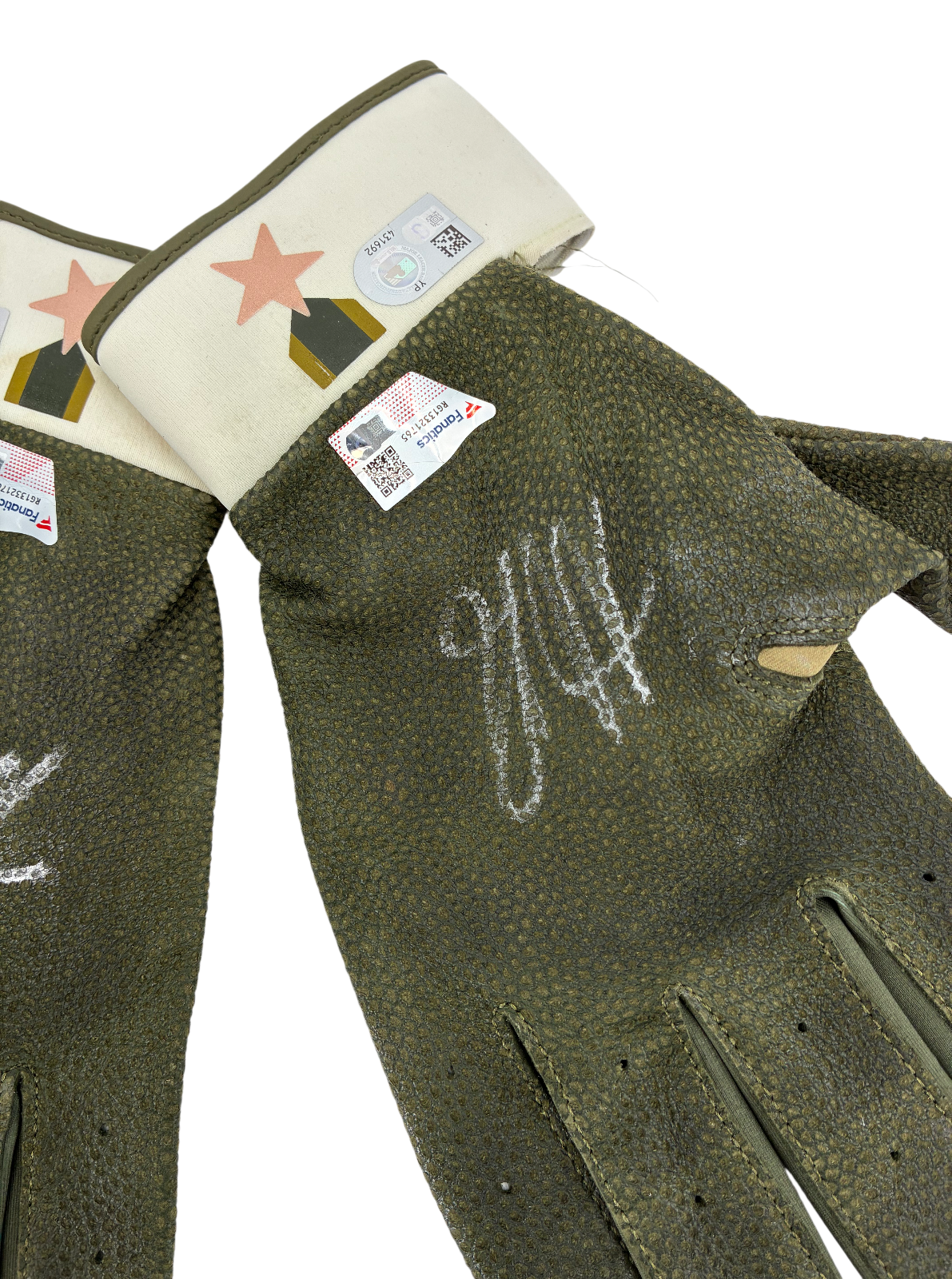 Anthony Rizzo Signed Autographed Yankees 2024 Game Used Batting Gloves Fanatics