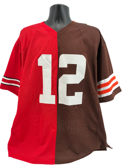 Denzel Ward Signed Autographed Browns Buckeyes Custom Jersey Prime Time Witness