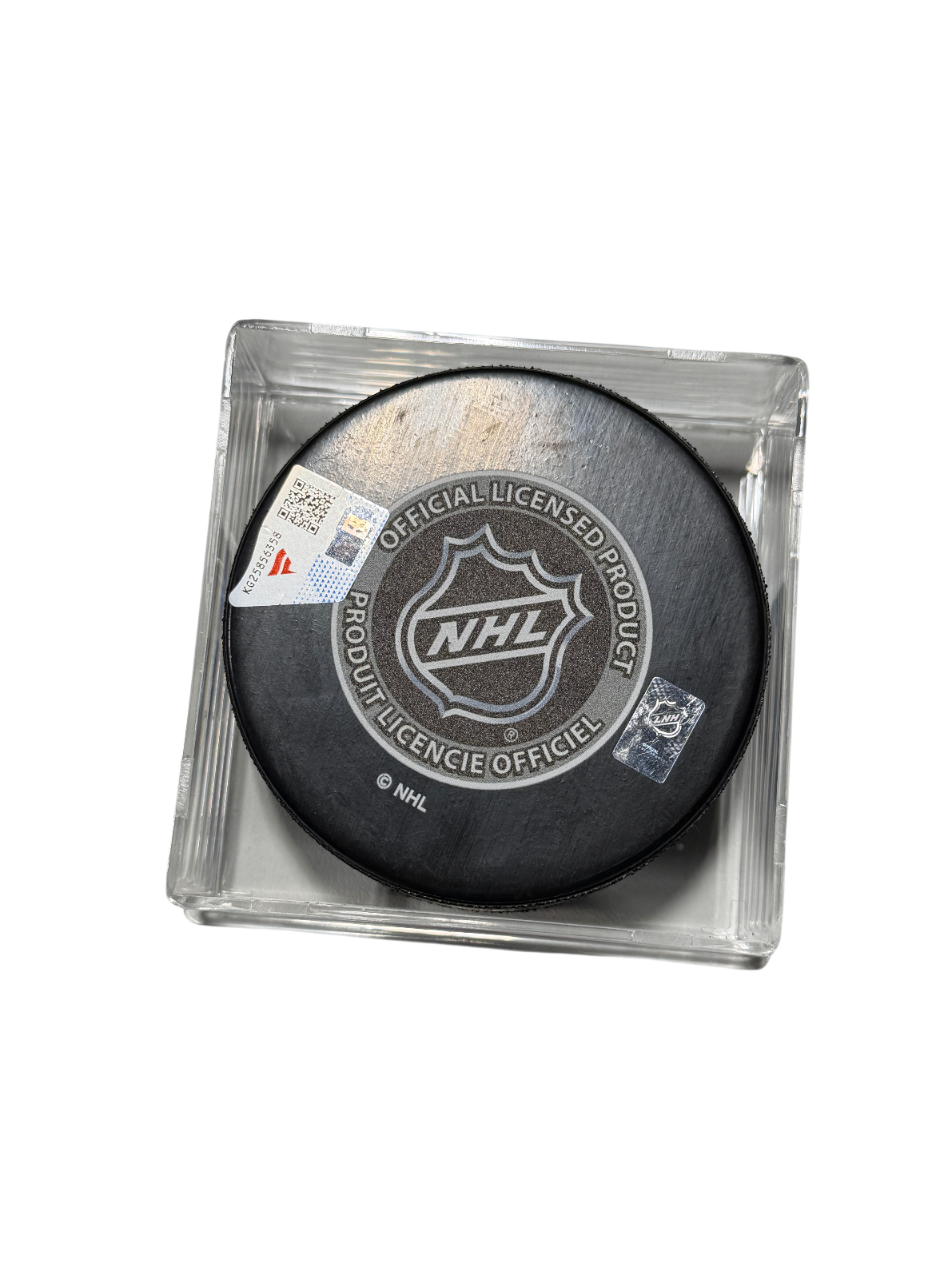 Leo Carlsson Signed Autographed 2023 NHL Draft Puck Fanatics Authentic