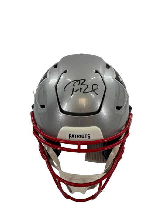 Tom Brady Signed Autographed Patriots Authentic Full Size Speed Helmet Fanatics