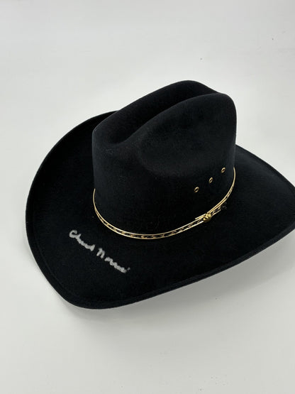 Chuck Norris Signed Autographed Cowboy Hat Radtke Sports COA