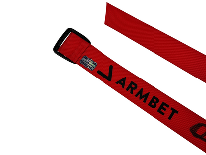 Devon Larratt Signed Autographed Armbet 48" Red Arm Wrestling Strap Radtke COA