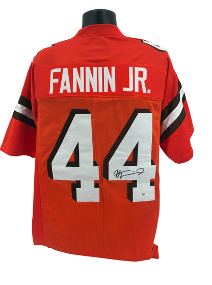 Harold Fannin Jr Signed Autographed Browns Custom Jersey Prime Time Witness