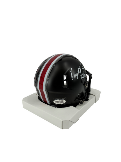 Peyton Pierce Signed Autographed Buckeyes Mini Helmet Prime Time Witness
