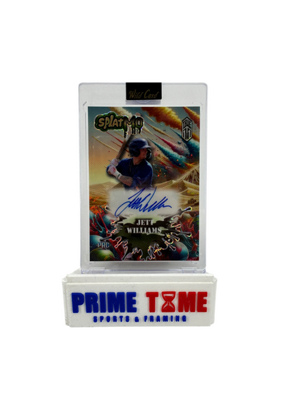 Jett Williams Splatmo Auto True 1/1 MLB Baseball Wild Card Splat