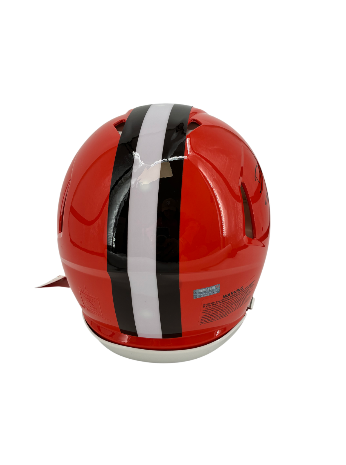 Denzel Ward Signed Autographed Inscribed Browns FS Authentic Helmet Prime Time
