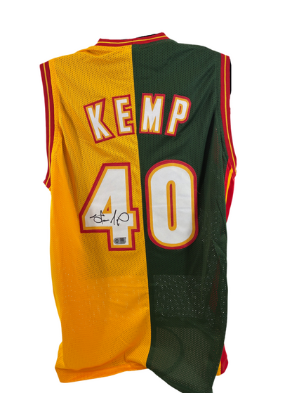 Shawn Kemp Signed Autographed Supersonics Custom Jersey SWAU COA