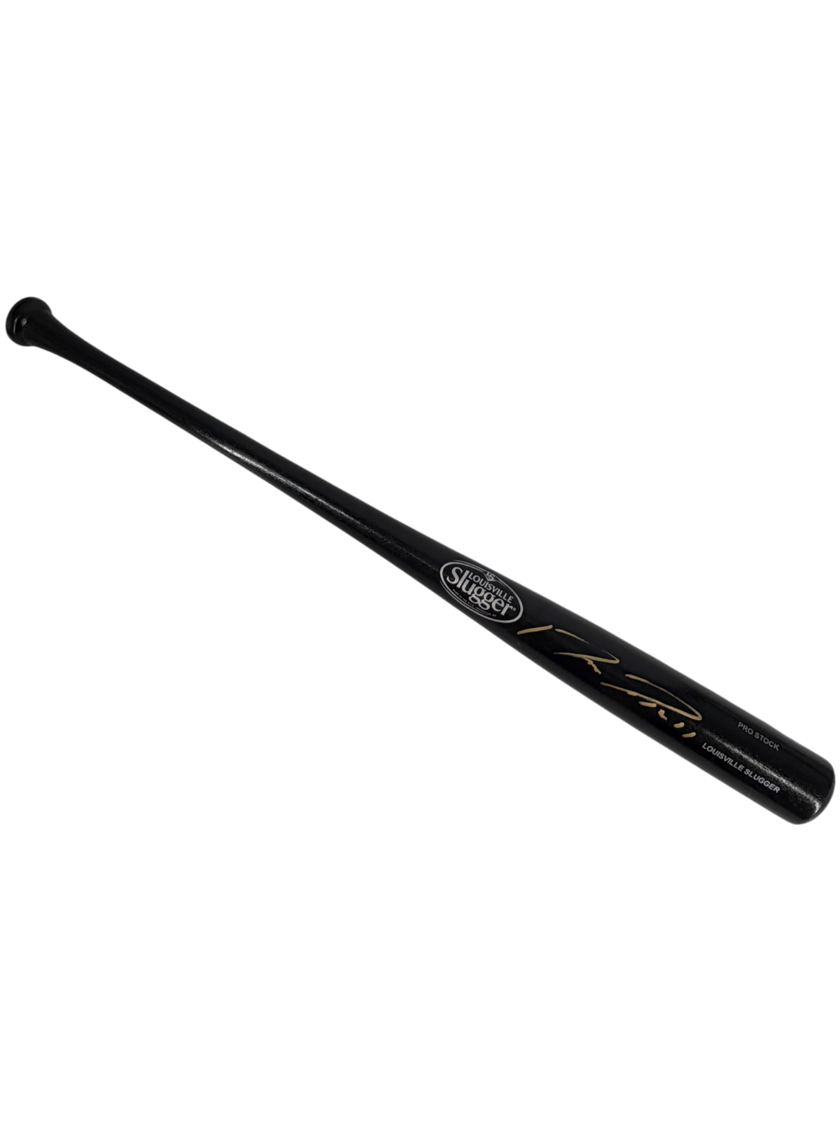 Jose Ramirez Signed Autographed Guardians LS Bat Gold Auto Prime Time Witness