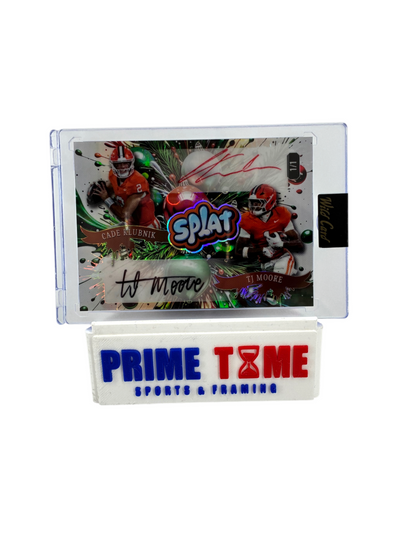 Cade Klubnik & TJ Moore Clemson Wild Card Splat Dual Auto 1/1