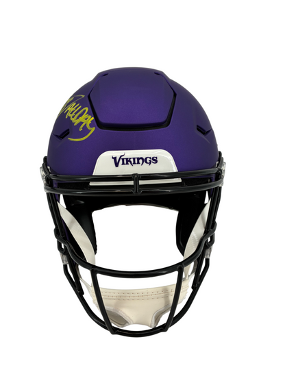 Adrian Peterson Signed Autographed Inscribed Vikings FS Helmet JSA COA