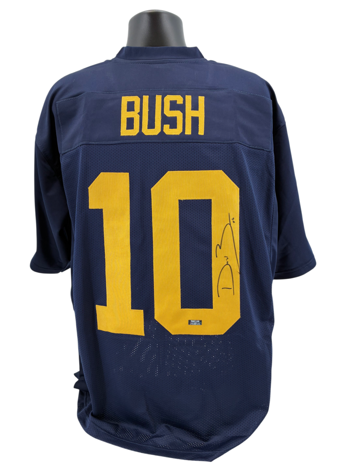 Devin Bush Signed Autographed Michigan Custom Jersey Prime Time Witness