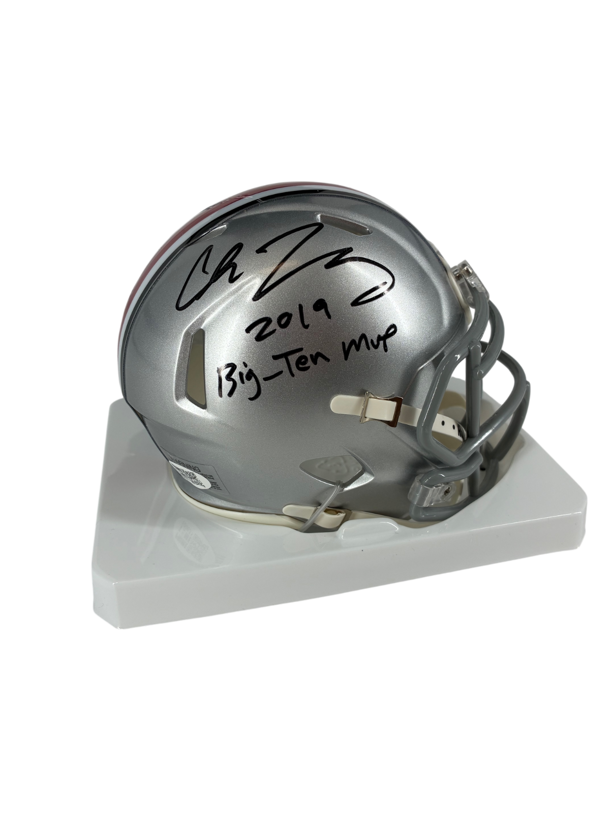 Chase Young Signed Autographed Inscribed Buckeyes Mini Helmet Prime Time Witness