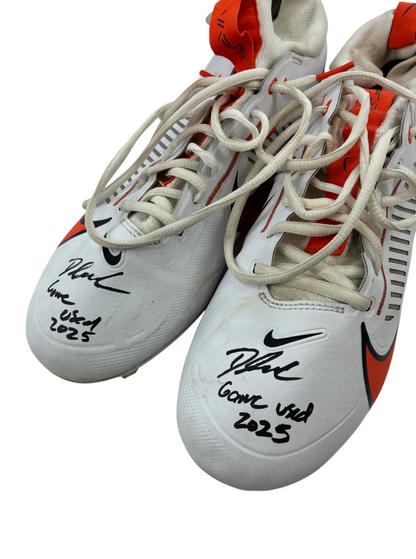 D’Andre Swift Signed Autographed Bears Game Used Cleats JSA COA