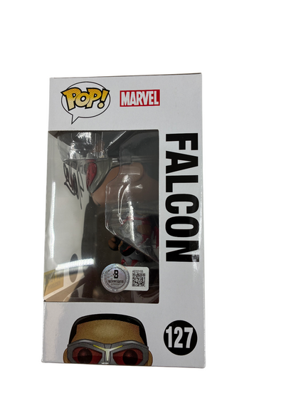 Stan Lee Signed Autographed Falcon 127 Funko Pop BAS COA