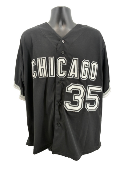 Frank Thomas Signed Autographed Chicago Custom Jersey JSA COA