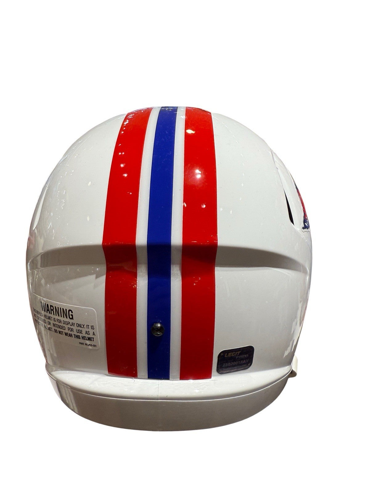 TreVeyon Henderson Signed Autographed Patriots Full Size Helmet PROVA COA