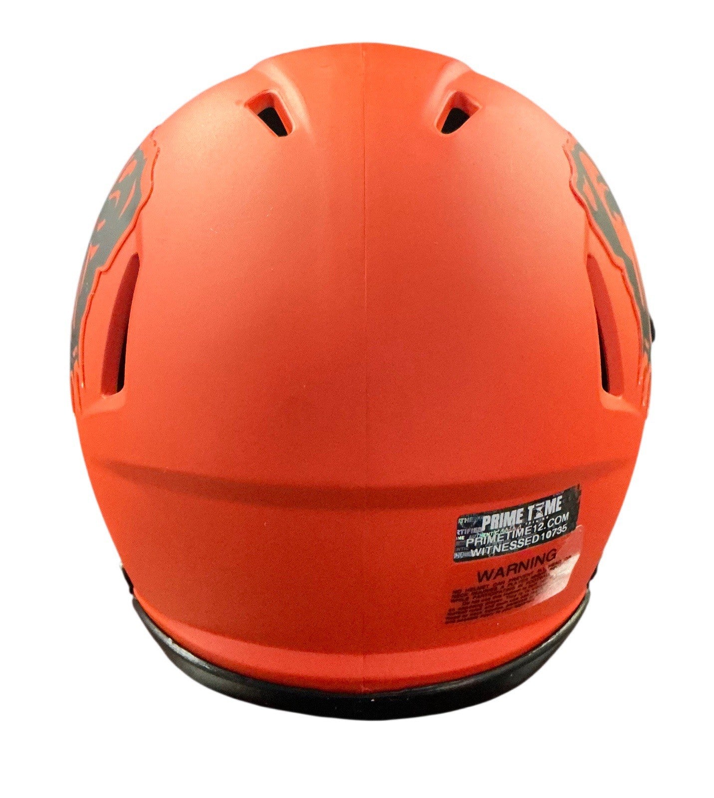 CARSON SCHWESINGER SIGNED AUTOGRAPHED BROWNS MINI HELMET PRIME TIME WITNESS COA