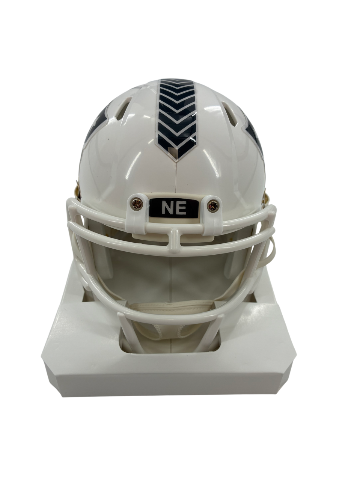 Treveyon Henderson Signed Autographed Patriots S2S Mini Helmet Prime Time