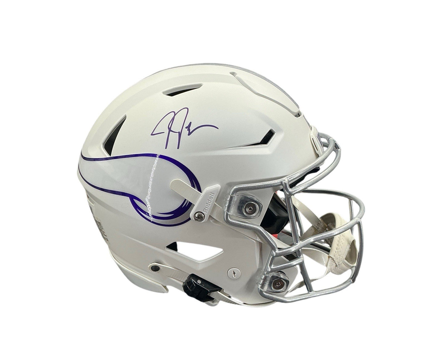 Justin Jefferson Signed Autographed Vikings Speed Flex Authentic Helmet Beckett