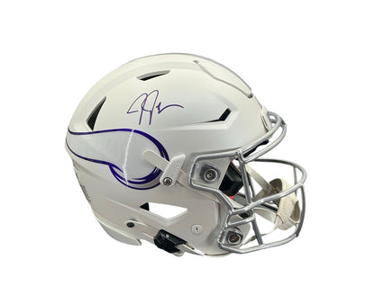 Justin Jefferson Signed Autographed Vikings Speed Flex Authentic Helmet Beckett