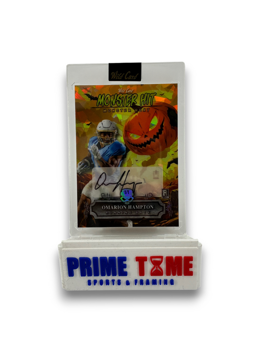 Omarion Hampton Auto Haunted Hits True 1/1 Wild Card
