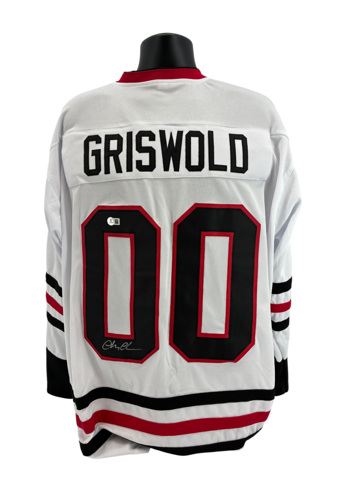 Chevy Chase Signed Autographed Clark Griswold Chicago Custom Jersey BAS COA
