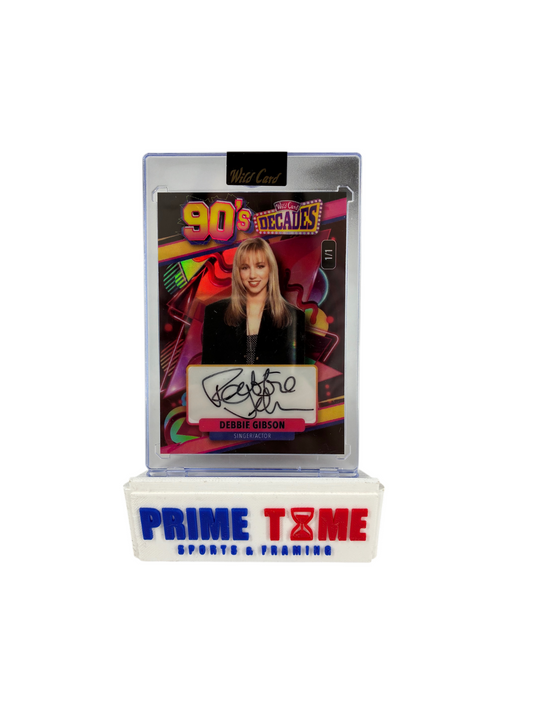 Debbie Gibson Wild Card 90’s Decades Auto 1/1