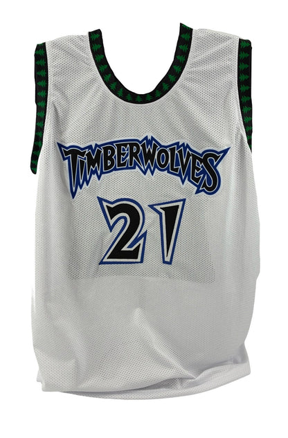 Kevin Garnett Signed Autographed Timberwolves Custom Jersey JSA COA