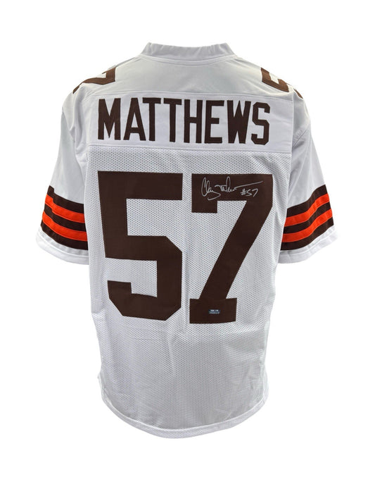 Clay Matthews Signed Autographed Browns Custom Jersey COA