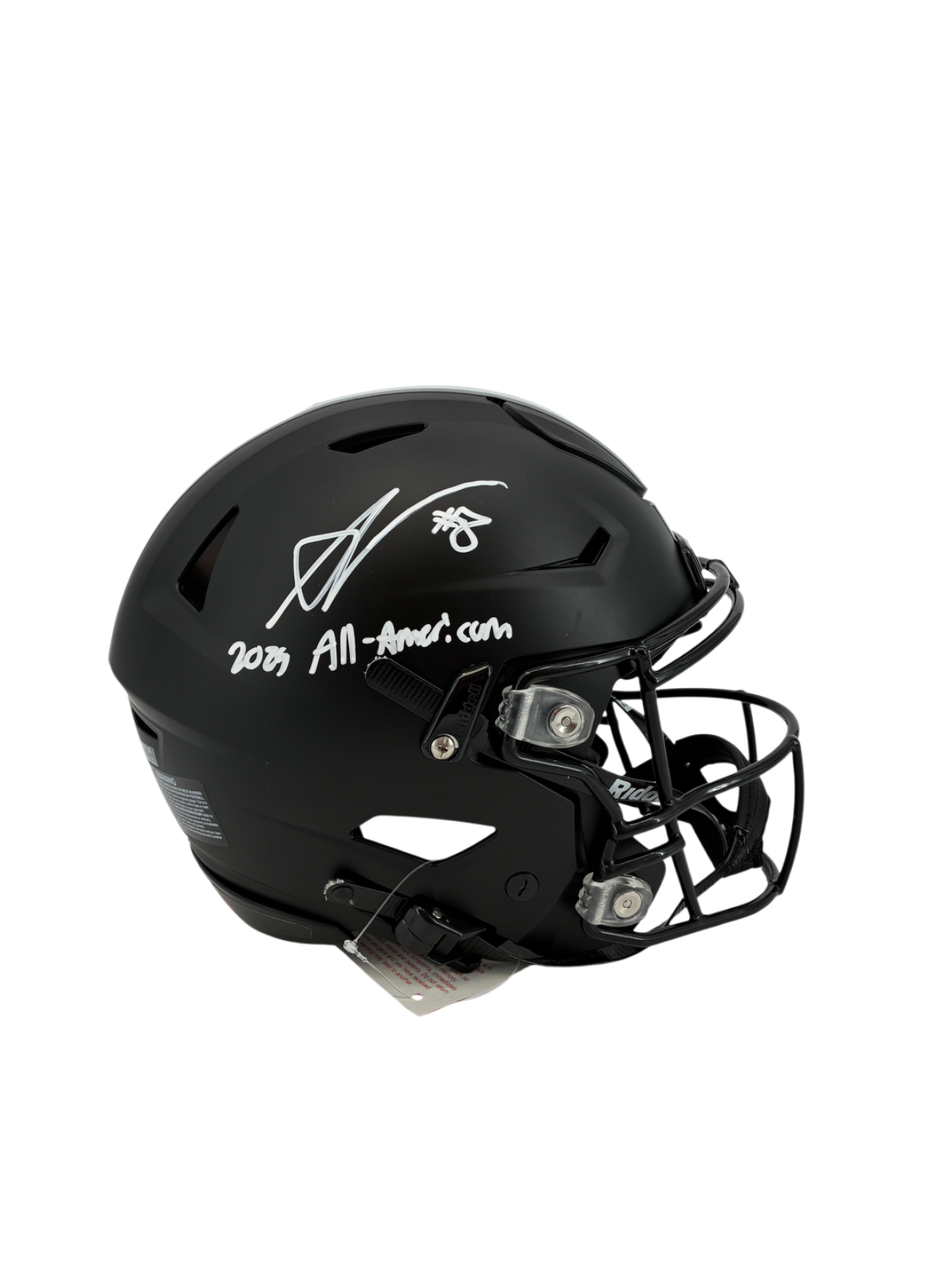 Arvell Reese Signed Autographed Inscribed Buckeyes FS Helmet Prime Time Witness