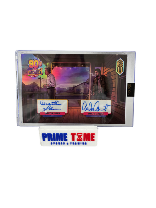 2026 Wild Card Decades 90s Century Dual Auto Martin Sheen Emilio Estevez 1/1