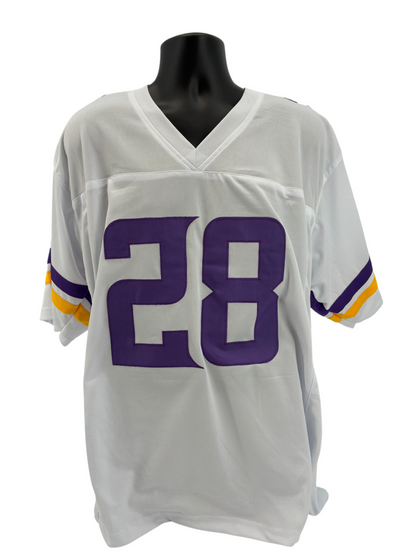 Adrian Peterson Signed Autographed Vikings Custom Jersey JSA COA
