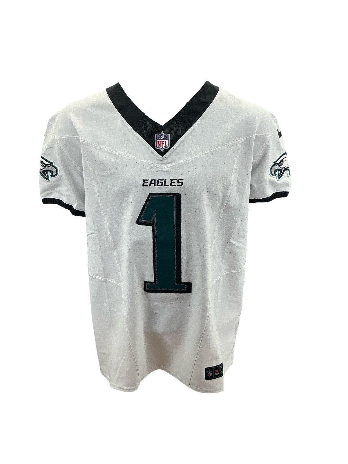 Eagles Super Bowl LIX Champs Signed Jalen Hurts Elite Jersey w/10 Autos - LE 50