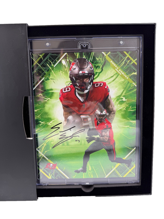 Emeka Egbuka Signed Autographed Bucs 8x10 Fanatics Emanate Authentic