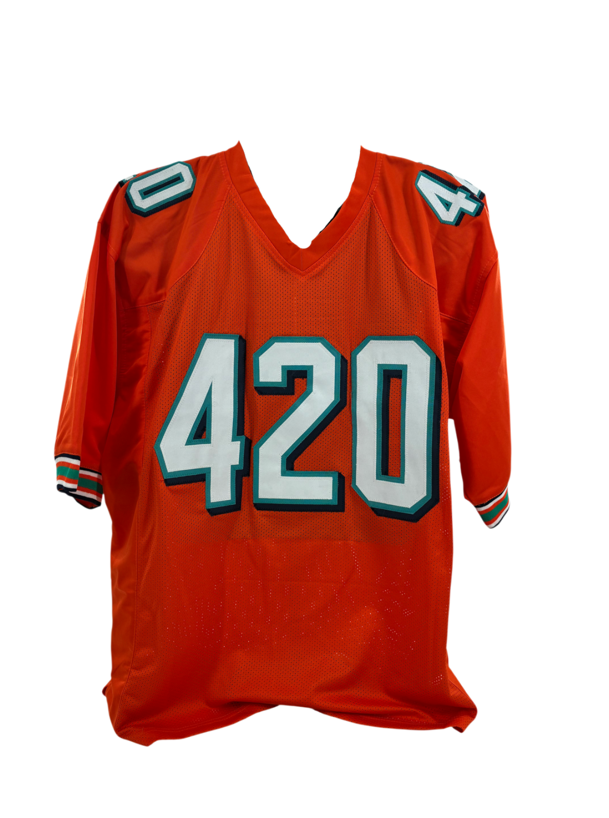 Ricky Williams Signed Autographed Dolphins Custom Jersey SWAU COA