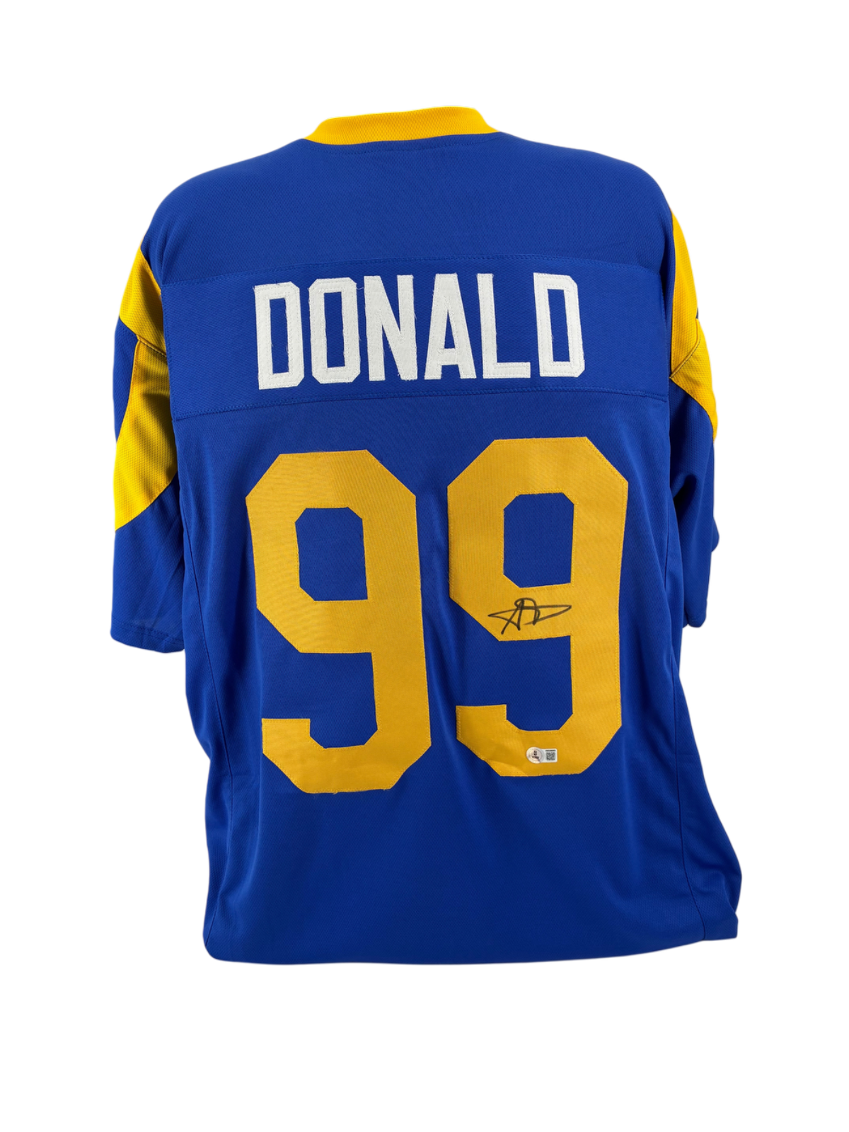 Aaron Donald Signed Autographed Rams Customs Jersey BAS COA