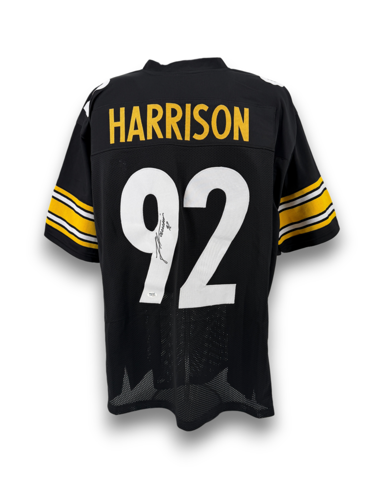 James Harrison Signed Autographed Steelers Custom Jersey Prime Time Witness