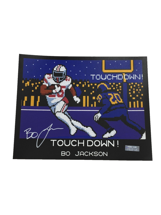 Bo Jackson Signed Autographed Buckeyes 8x10 Custom Photo Prime Time Witness