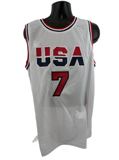 Shawn Kemp Signed Autographed USA Custom Jersey SWAU COA