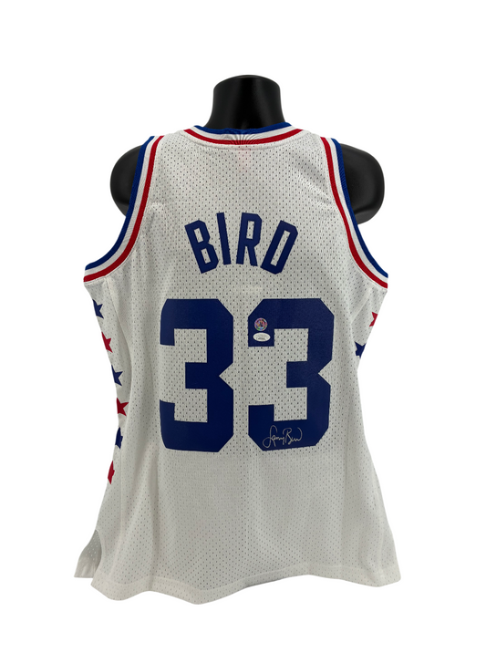 Larry Bird Signed Autographed All StarHardwood Classics Swingman Jersey JSA COA