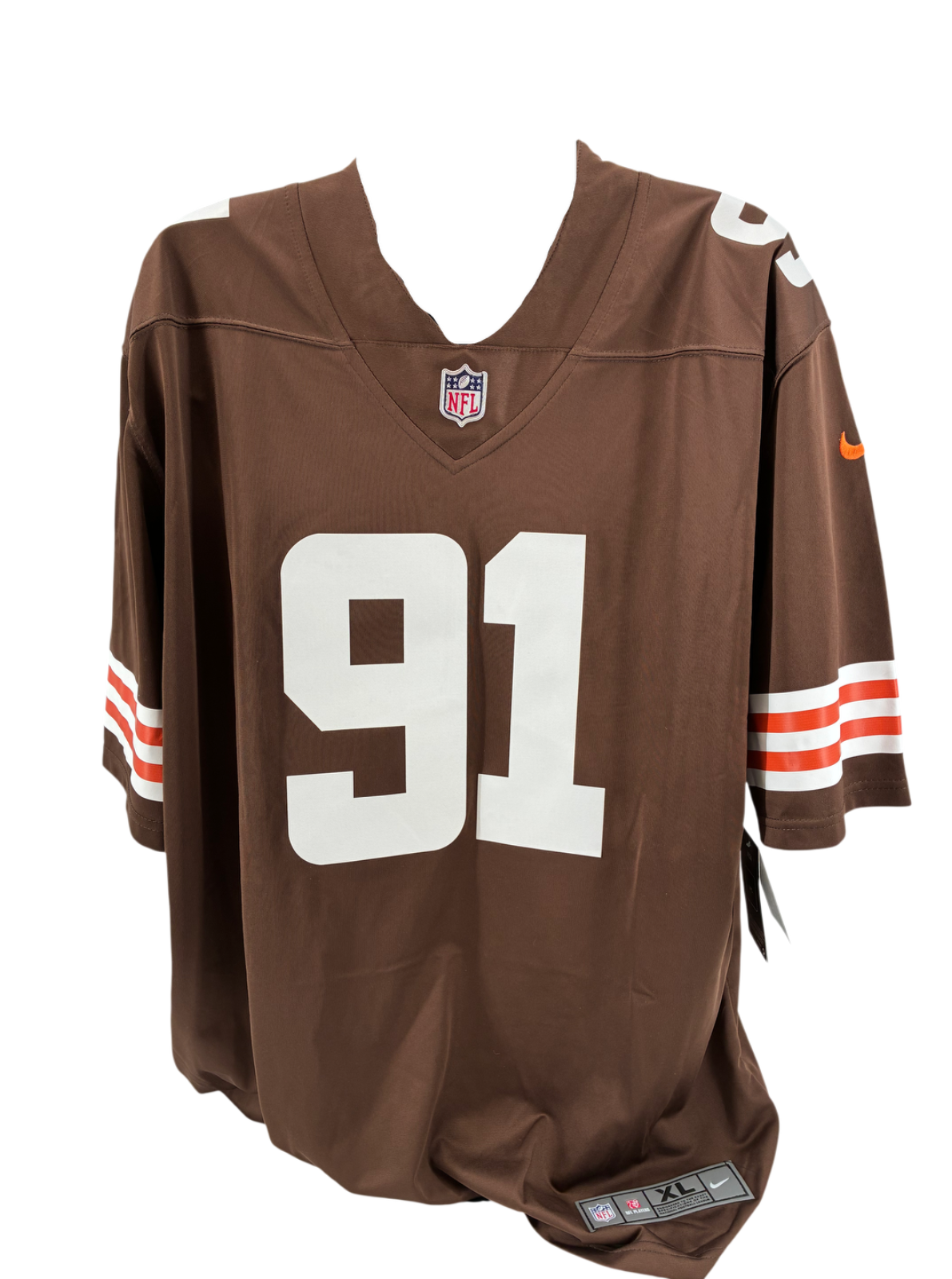 Alex Wright Signed Autographed Browns Nike Jersey Prime Time Witness