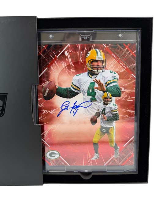Brett Favre Signed Autographed Packers 8x10 Fanatics Emanate Authentic
