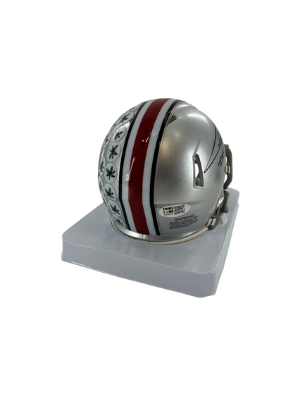 Chris Henry Jr Signed Autographed Buckeyes Speed Mini Helmet Prime Time Witness