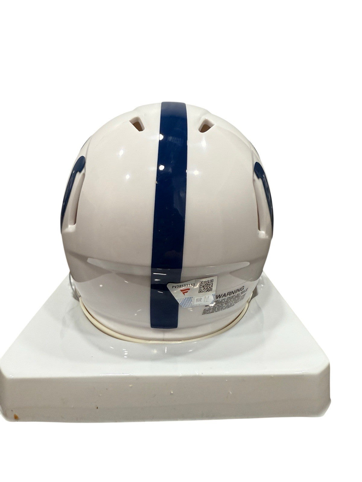 Tyler Warren Signed Autographed Colts Mini Helmet Fanatics COA