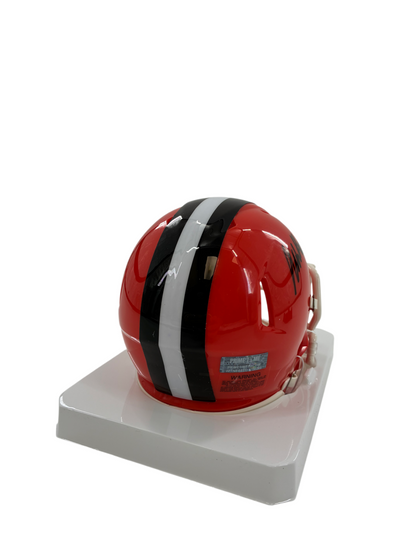 Alex Wright Signed Autographed Browns Mini Helmet Prime Time Witness