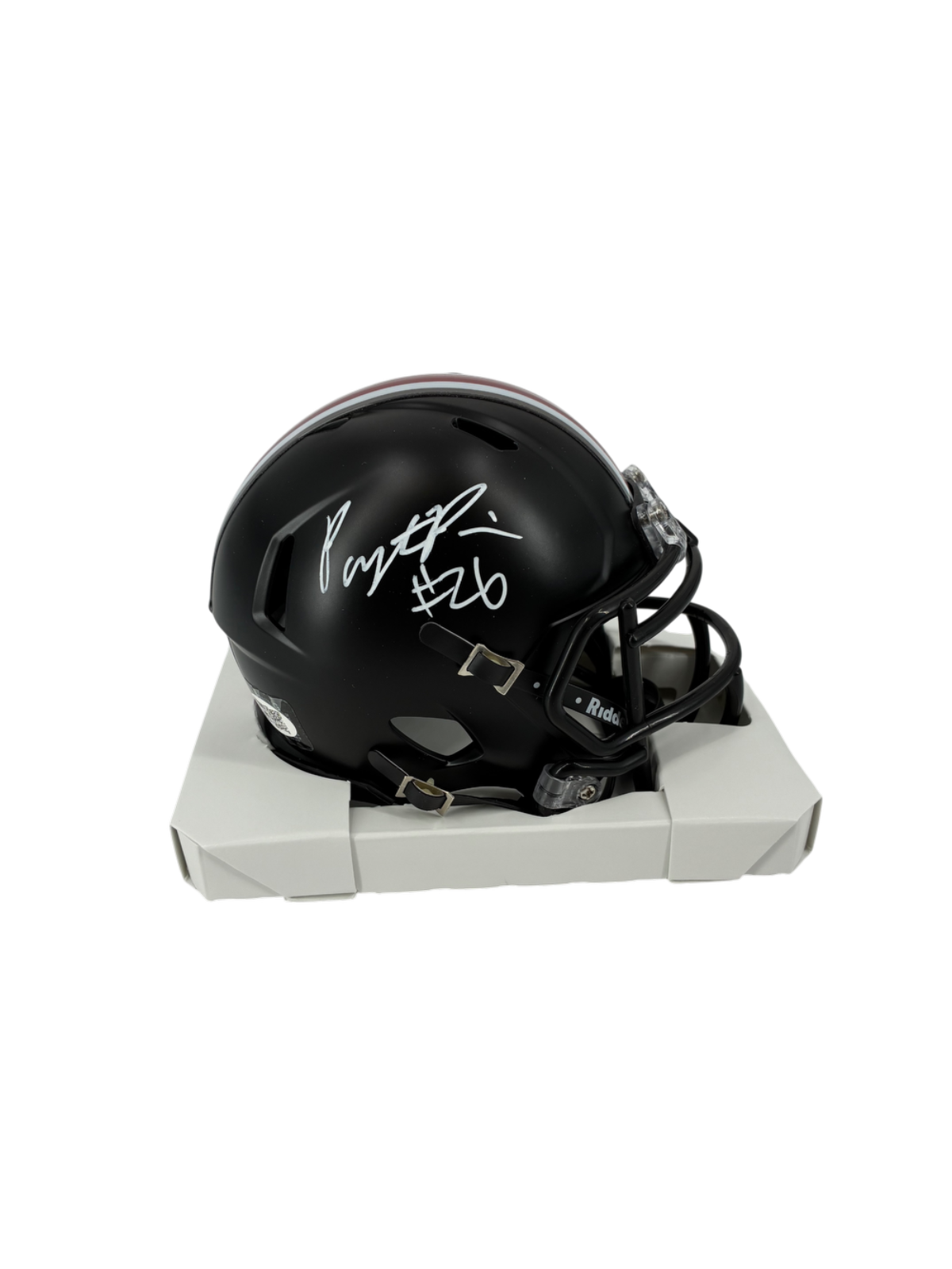 Peyton Pierce Signed Autographed Buckeyes Mini Helmet Prime Time Witness