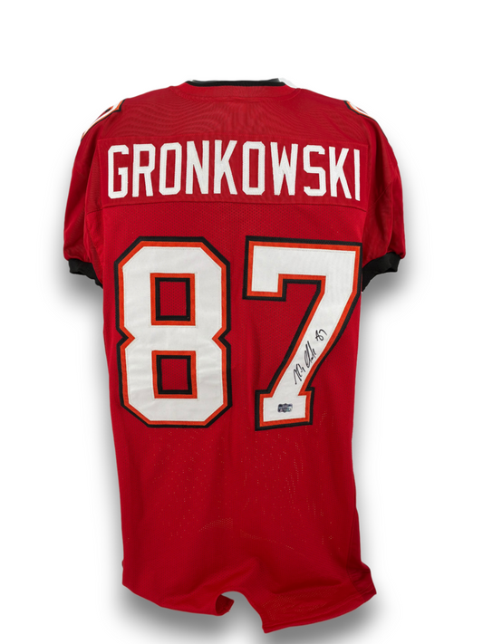 Rob Gronkowski Signed Autographed Buccaneers Custom Jersey Radtke Sports
