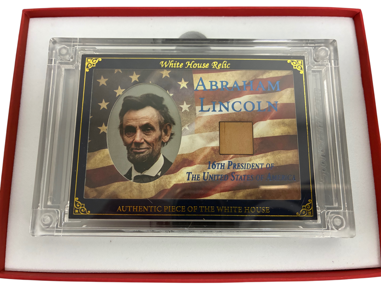 A Word From POTUS 16th President Abraham Lincoln White House Relic