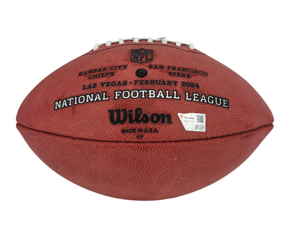 Patrick Mahomes Signed Autographed Super Bowl LVII Logo Football Fanatics